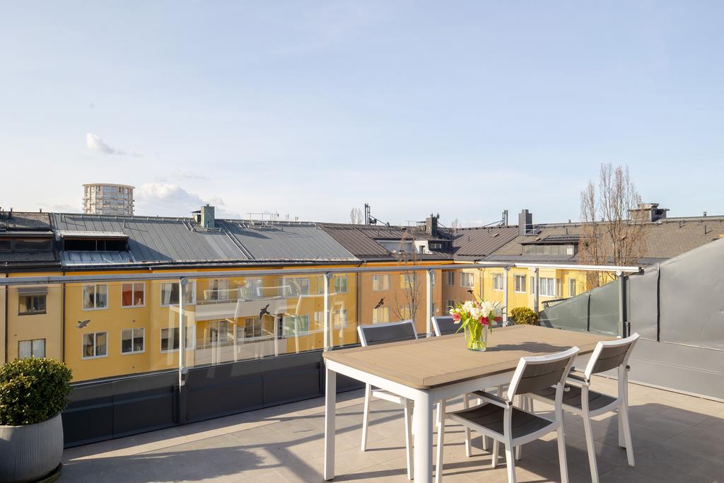 Gemensam takterrass i sydväst!