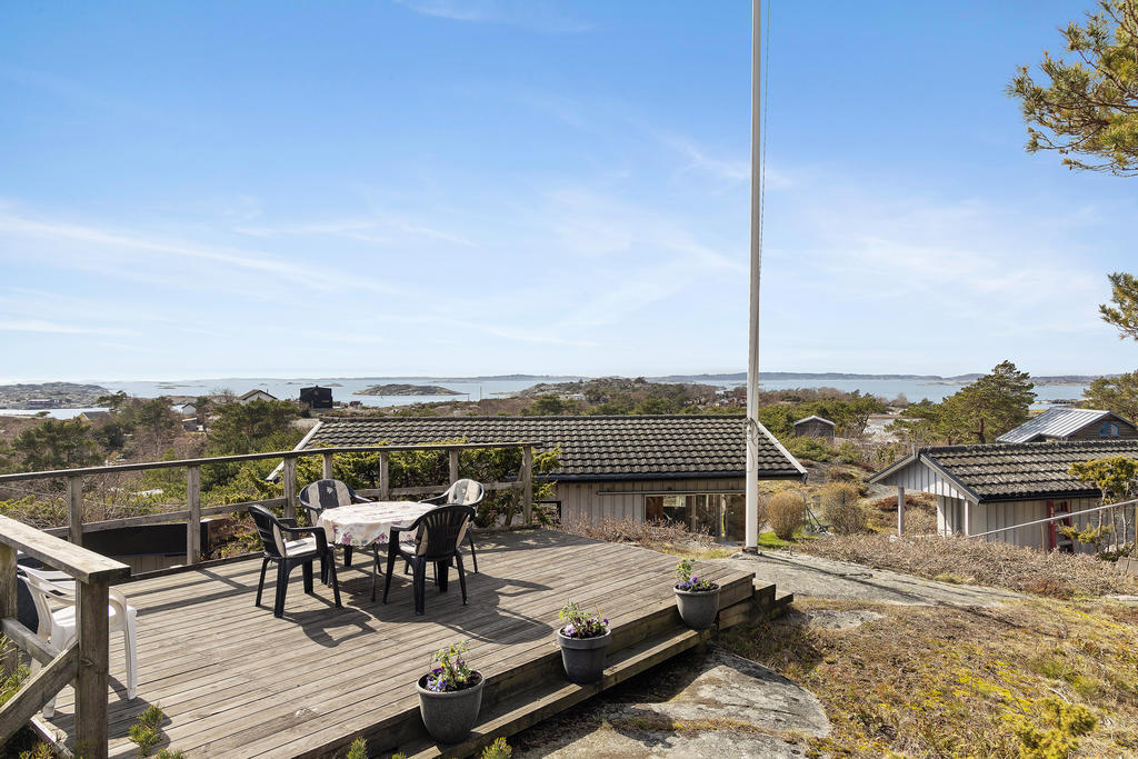 Utsikt från den övre terassen