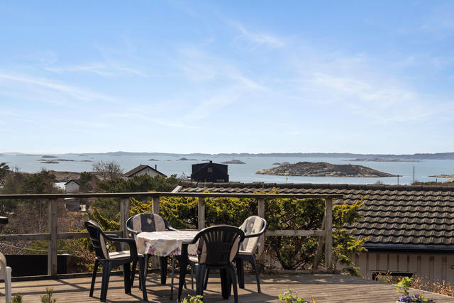 Underbara terasser att njuta av solen och framför allt utsikten