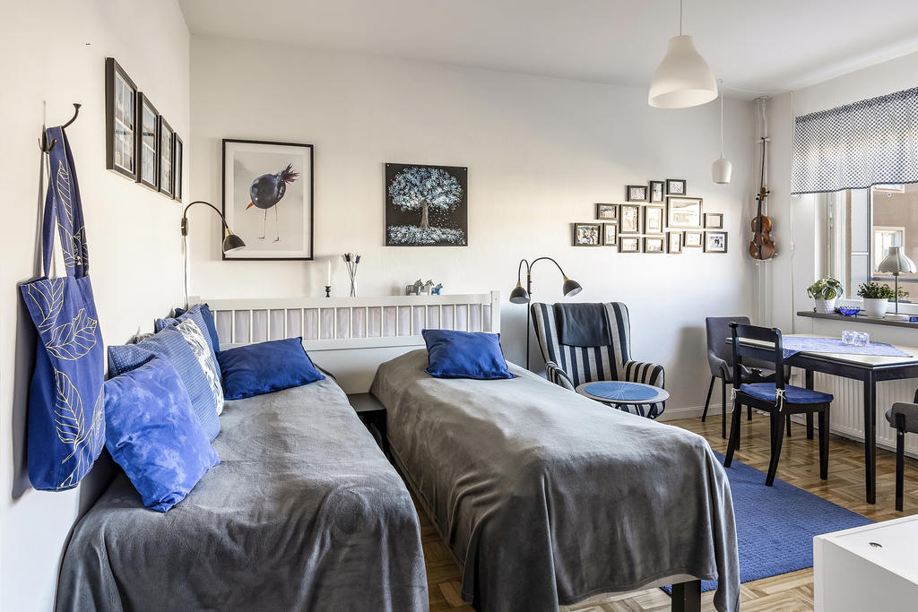 Kombinerat mat och sovrum