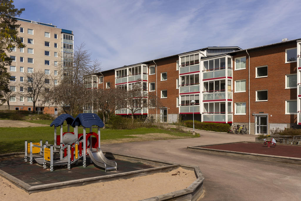 Trivsam innergård