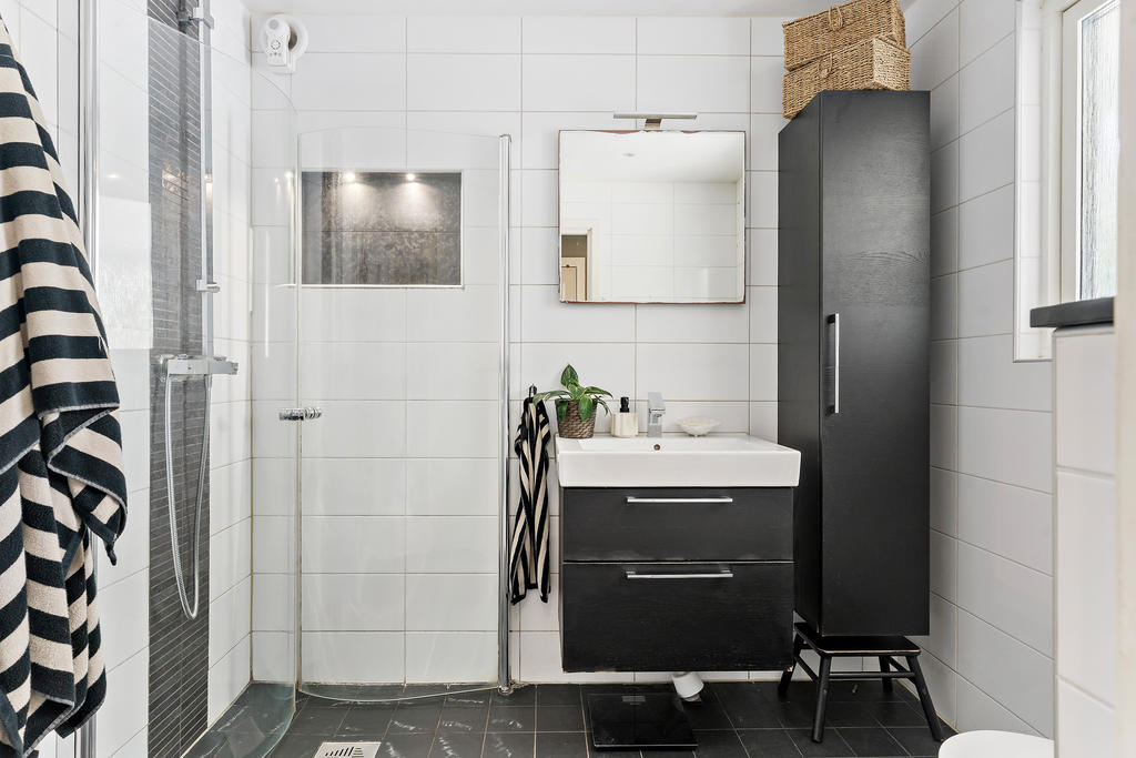 Badrummet har även ett fönster