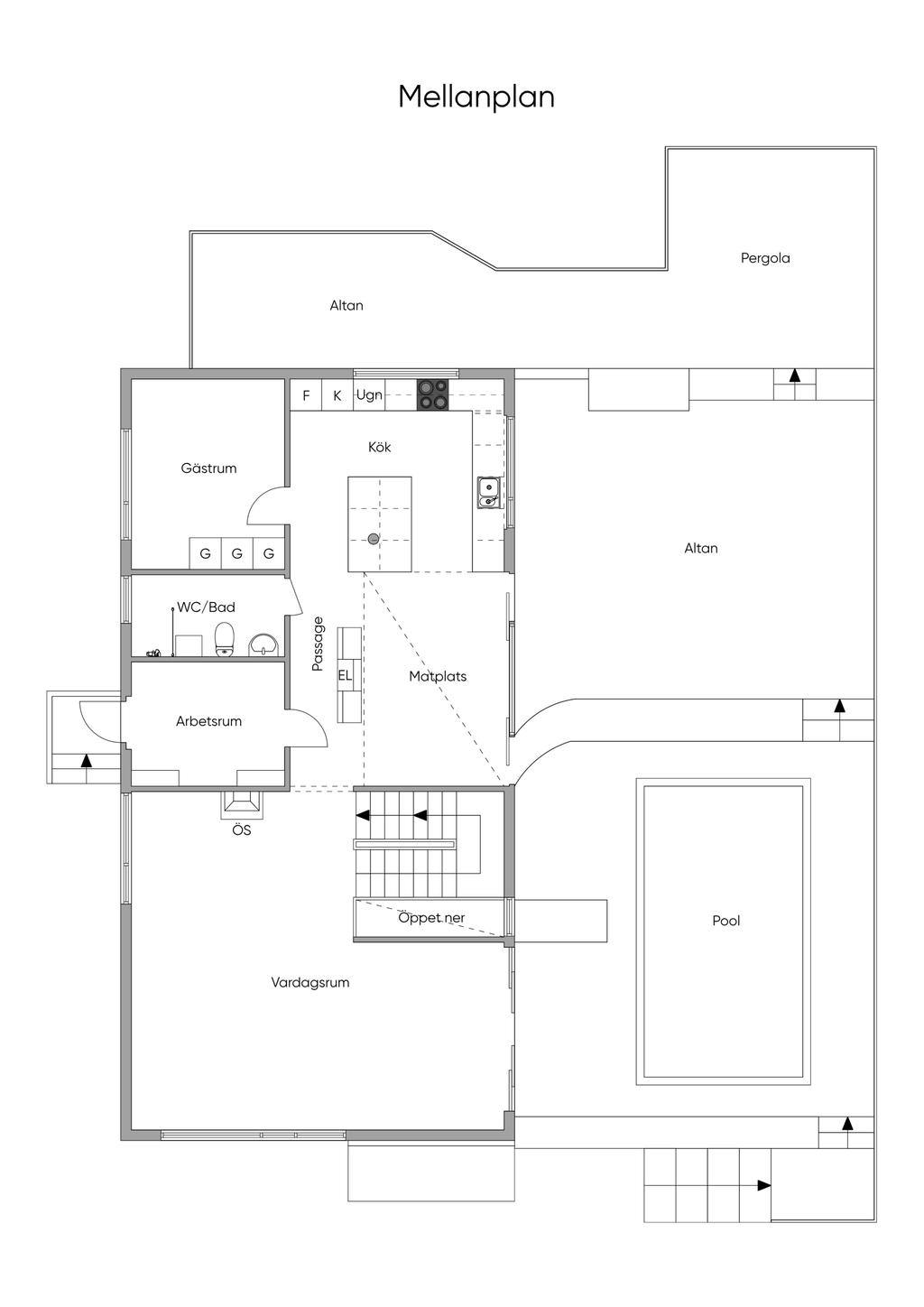 Planlösning mellanplan