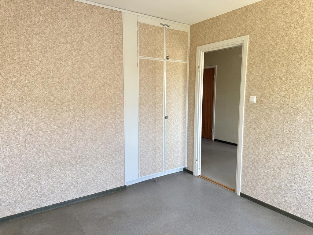 Sovrummet har även inbyggda garderober.