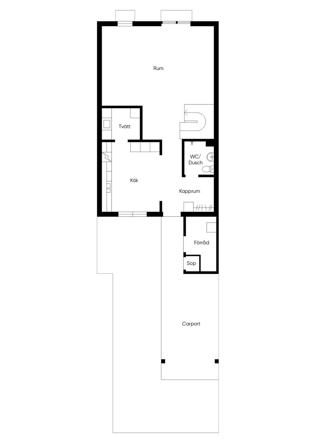 Alternativ planlösning