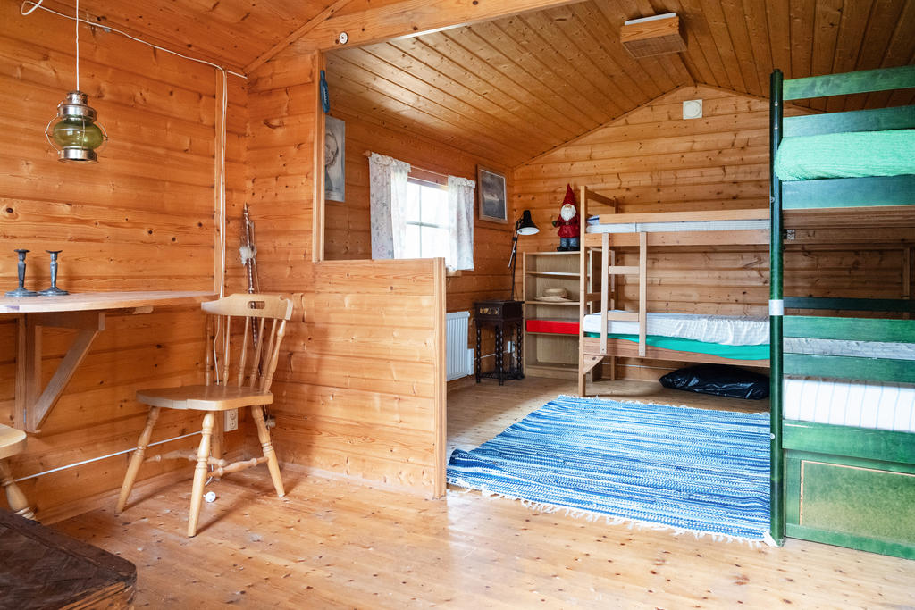 Invändigt gäststugan