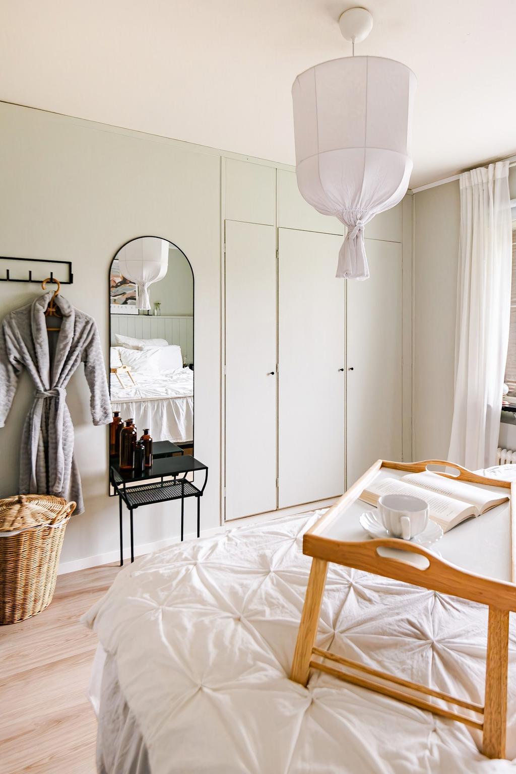 Inbyggda garderober i sovrummet