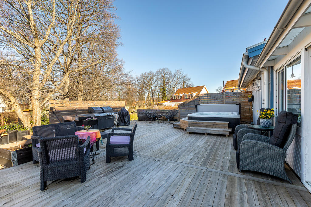 Altan med bubbelpool