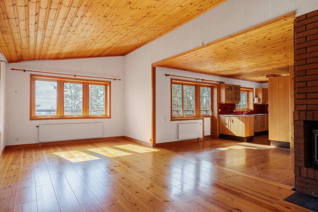 Vardagsrum öppet mot kök