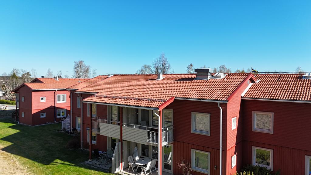 Drönarbild av balkong 