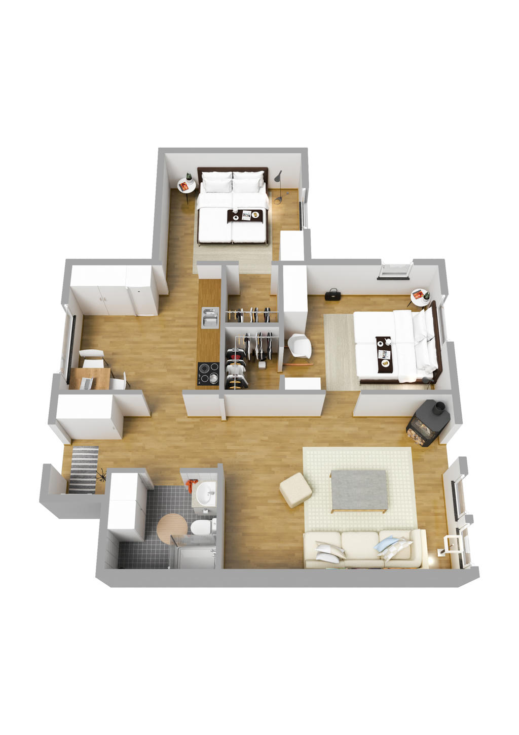 Planlösning 3D