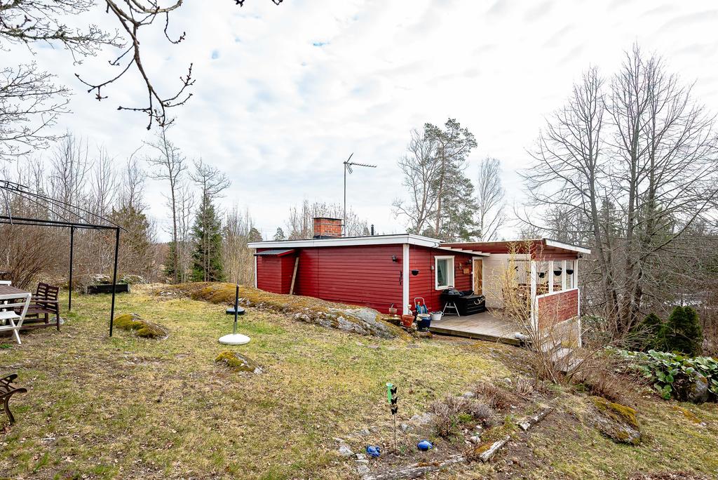 Från övre del av tomt