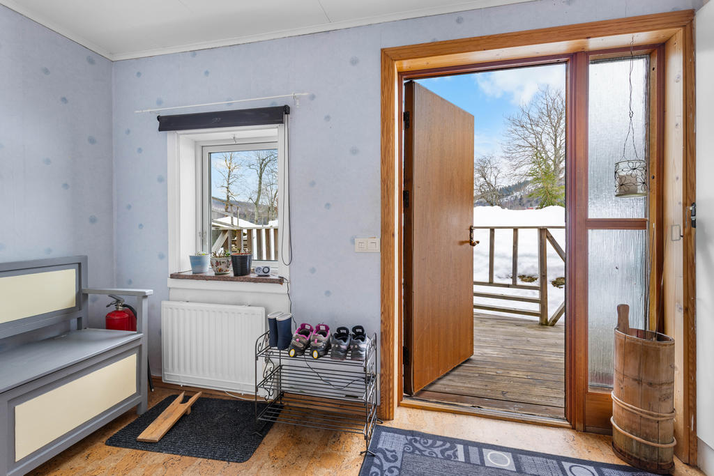 Hall med gott om plats för ytterkläder