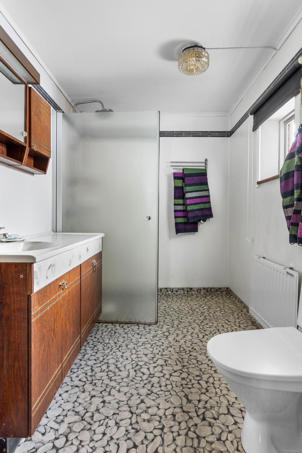 Duschrum i anslutning till hallen