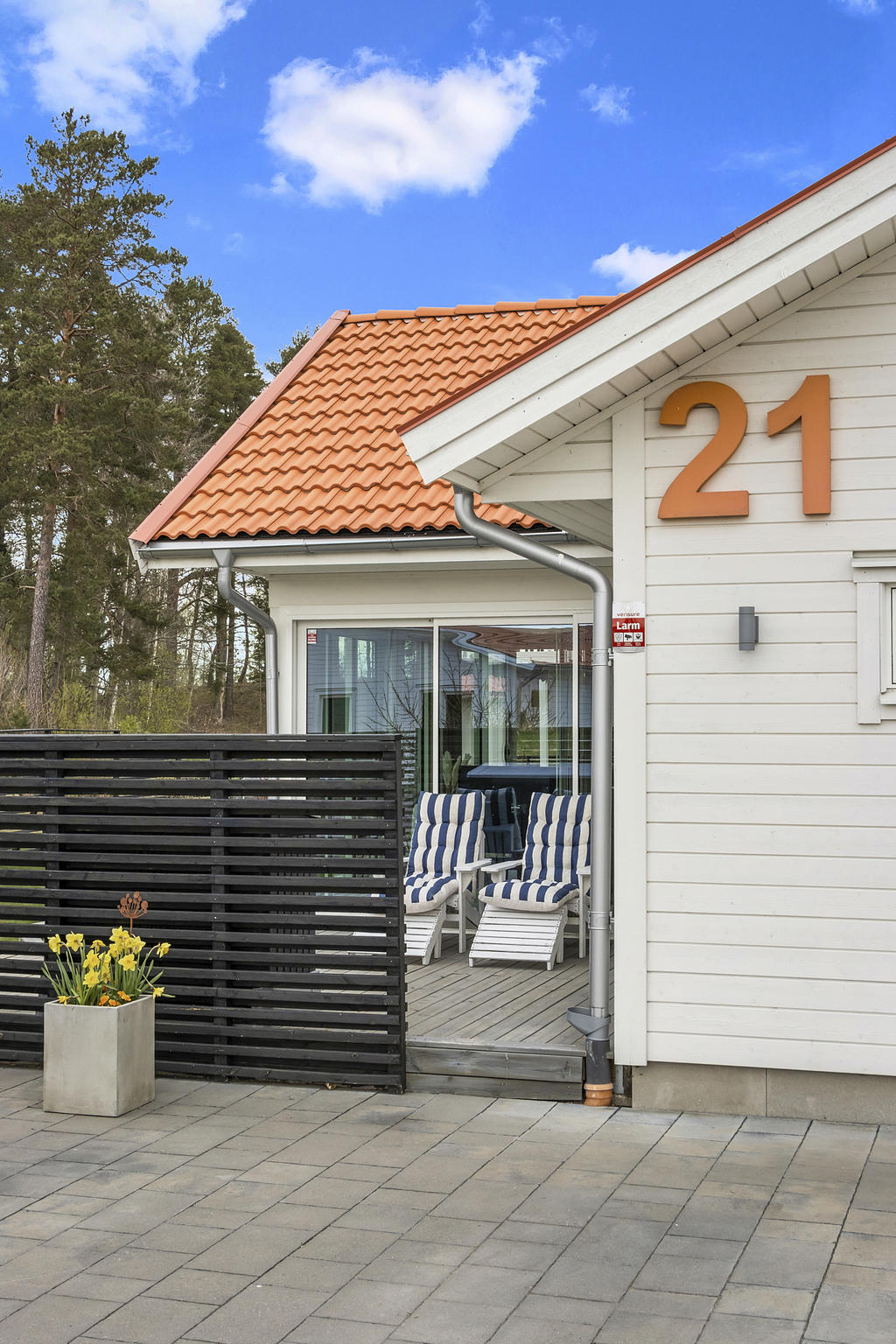 Ingång till soldäck