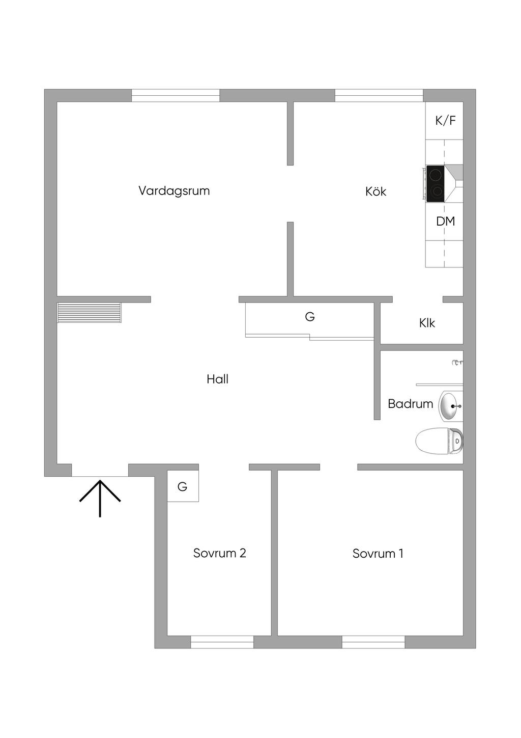 Alternativ planlösning