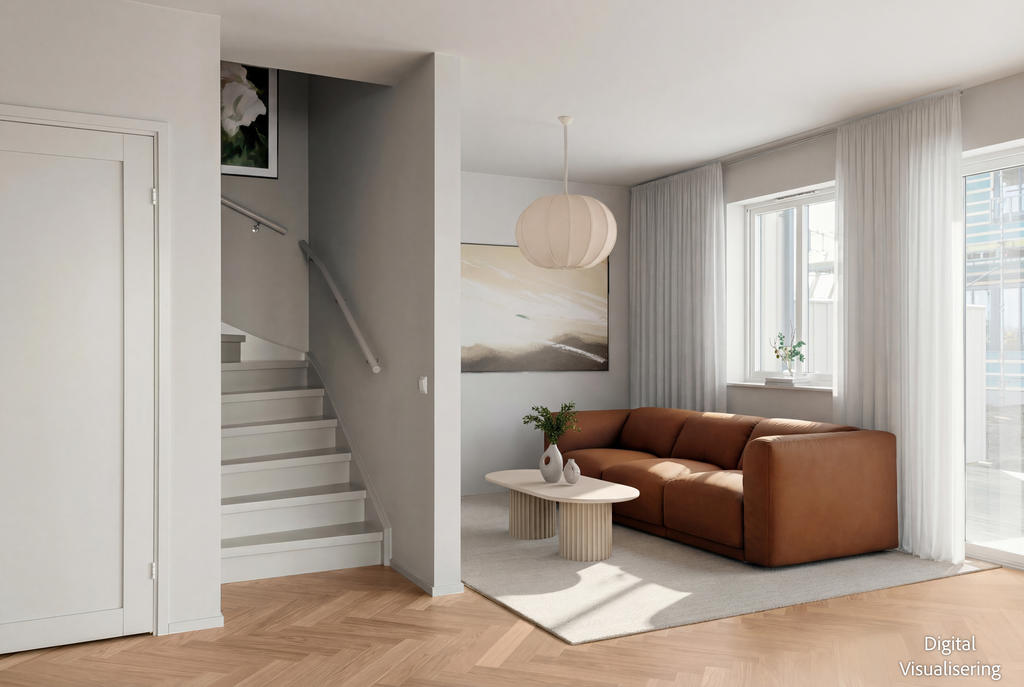 Parhus Fyrstrandsbyn (digital visualisering)