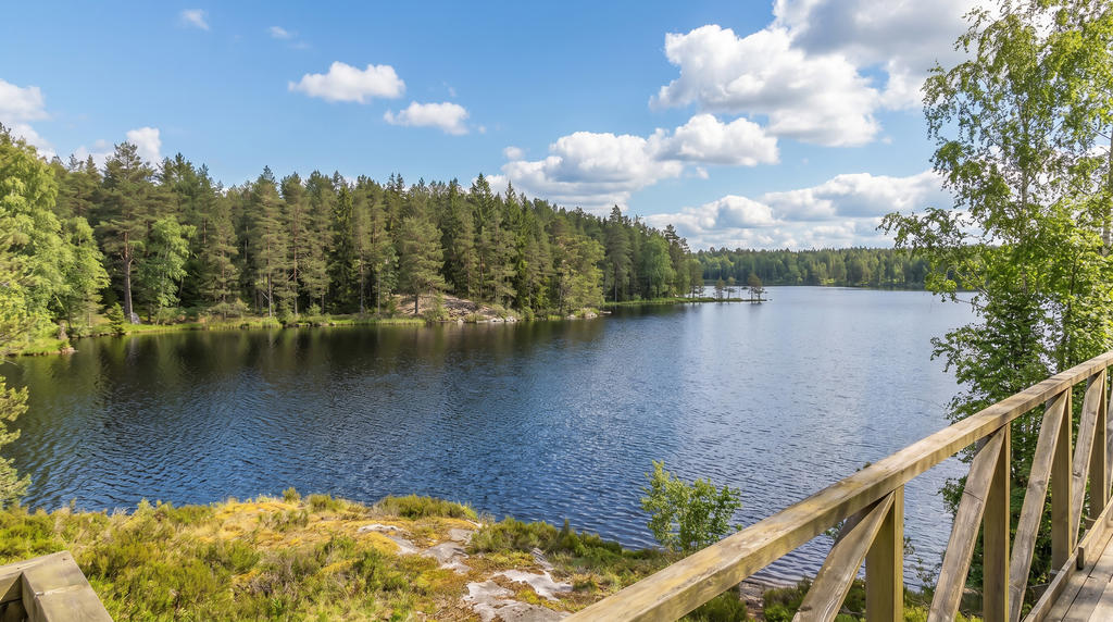 Härlig sjöutsikt från balkongen