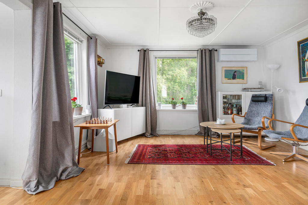 Flera fönster släpper in ljus