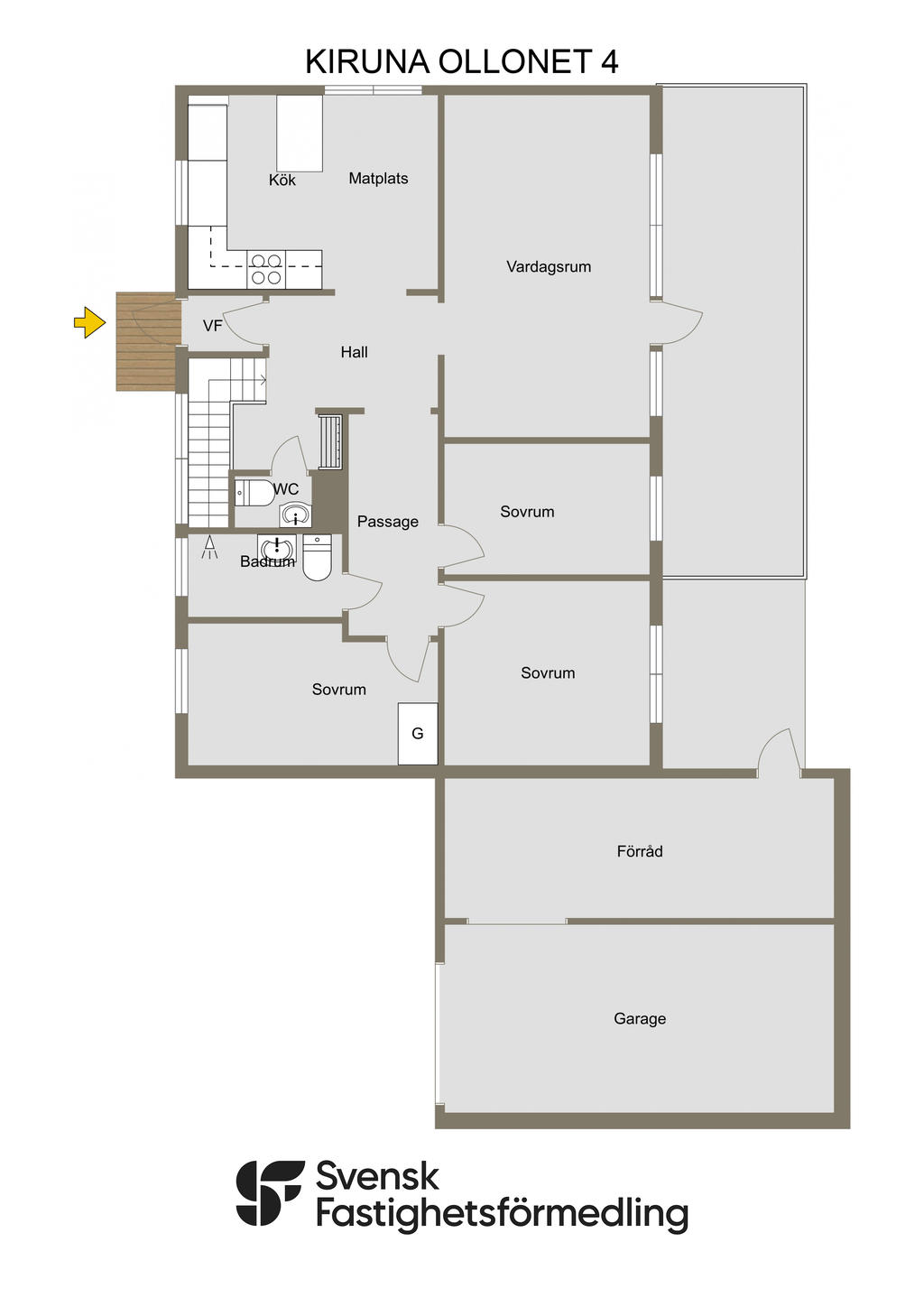 Planritning entréplan 