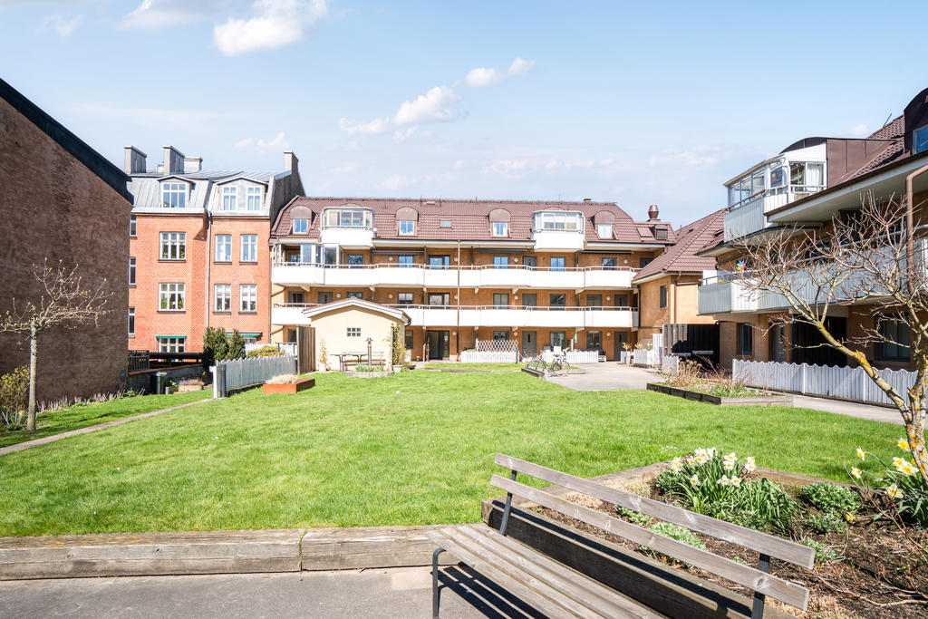 Föreningens trivsamma innergård