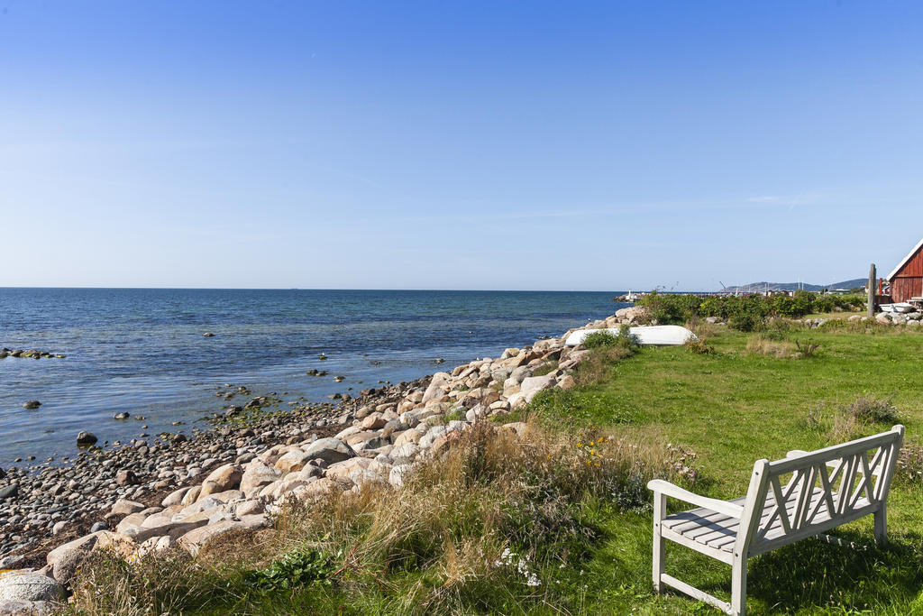 Grönområde intill småbåtshamnen