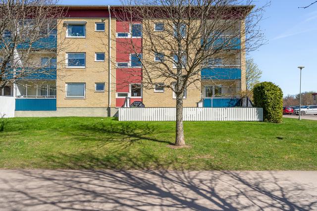 Markplanslägenhet med stor uteplats