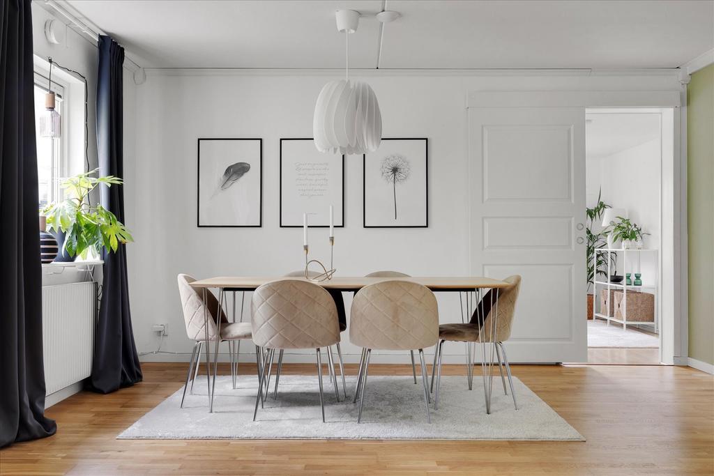 Gott om plats för ett större matbord