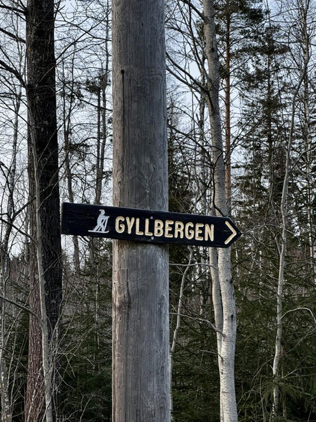Gyllbergens naturreservat med skidspår