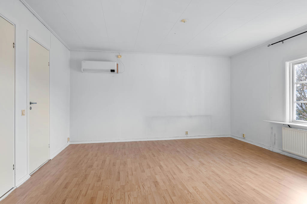 Luftvärmepump i vardagsrummet