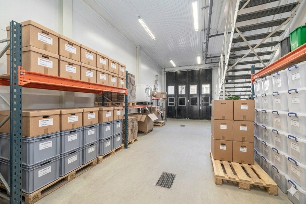 Nedre plan, garage/lager