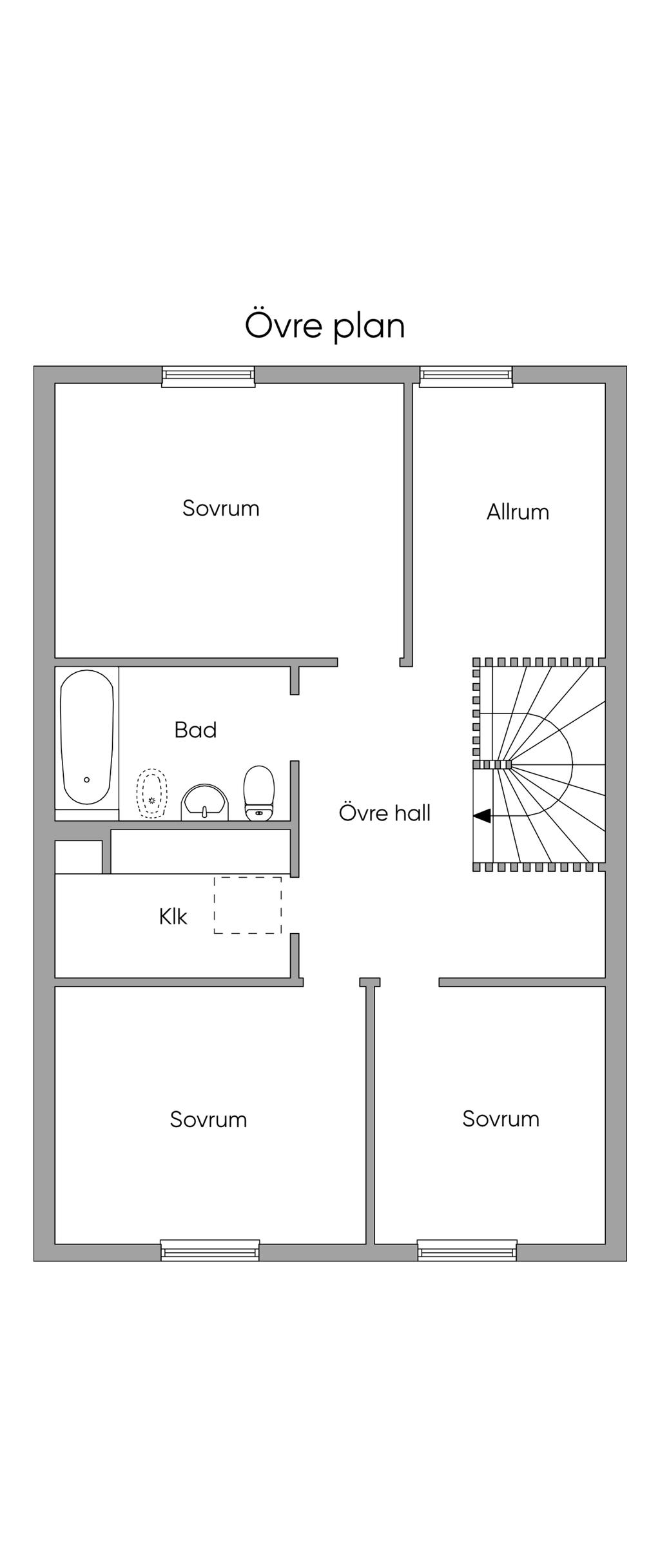 Övre plan
