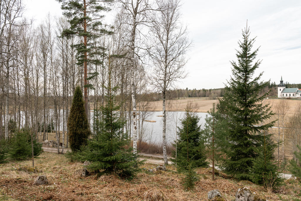Utiskt från altanen på bostadshuset
