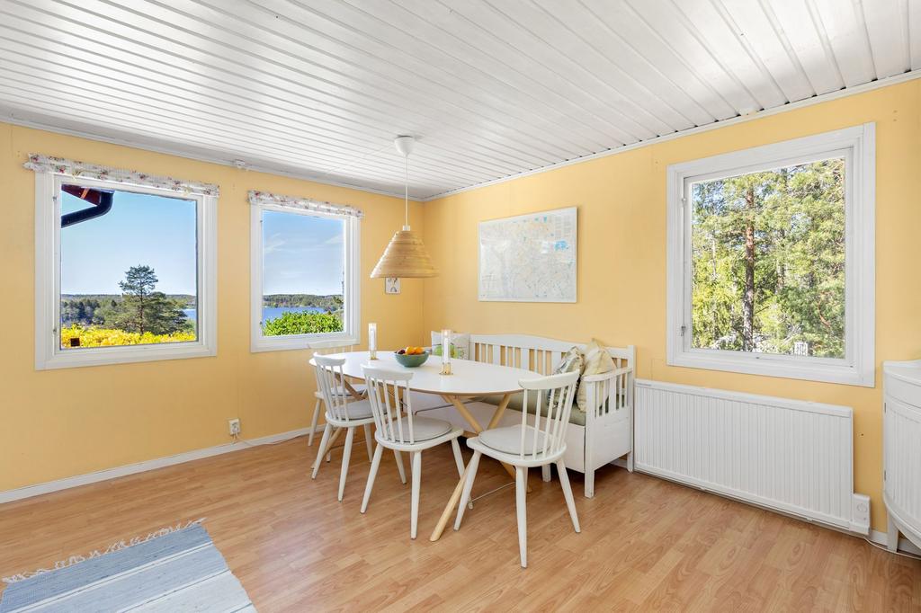 Utsikten är härlig även inifrån huset!