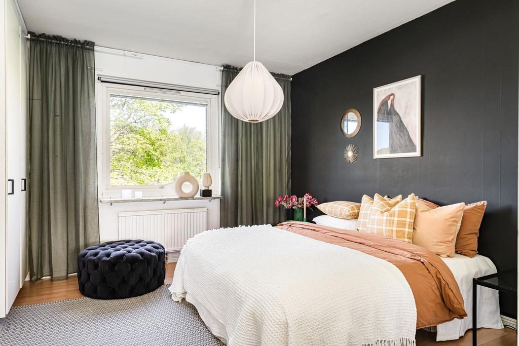 Grönska utanför fönstret 