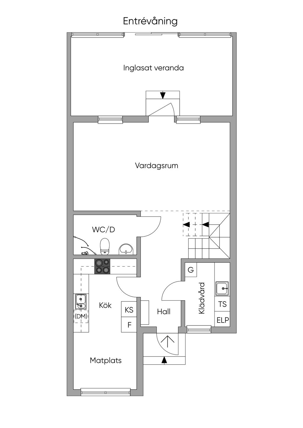 Planlösning entréplan