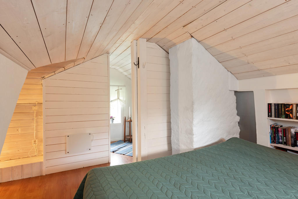 Öppen planlösning på övervåning