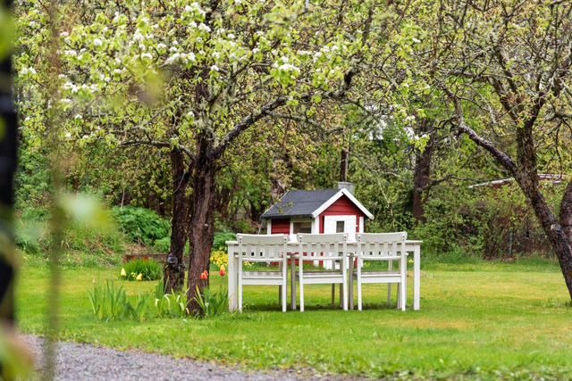 Underbar trädgård