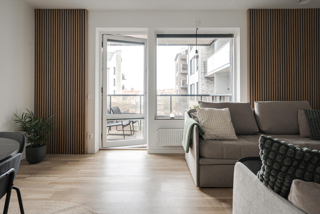 Utgång till balkong 