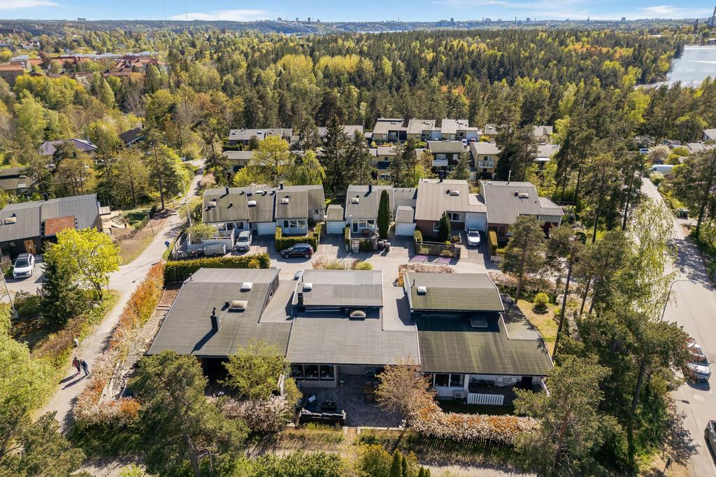 Tallbergsvägen 3 ifrån ovan