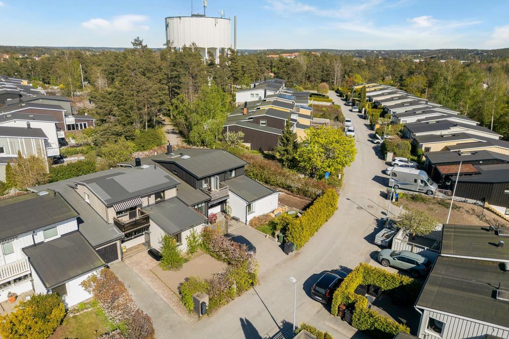 Tallbergsvägen från ovan