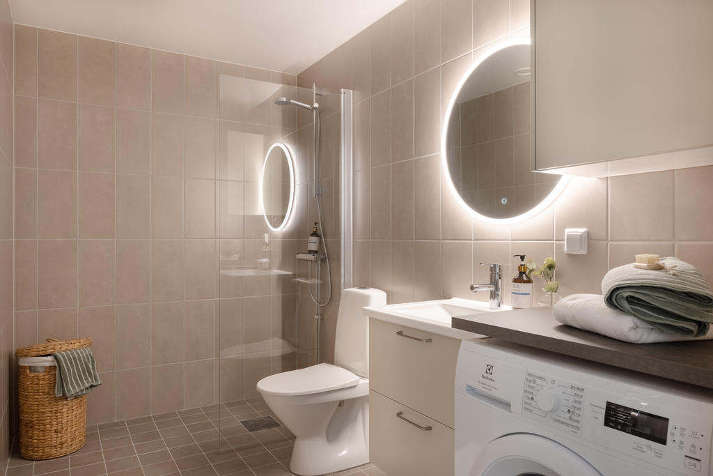 Detta är en exempelbild från en lägenhet med samma interiörstil