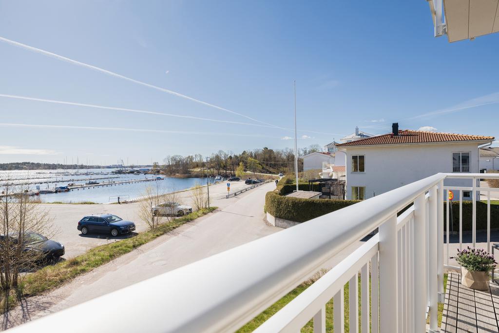 Balkong med slående vy