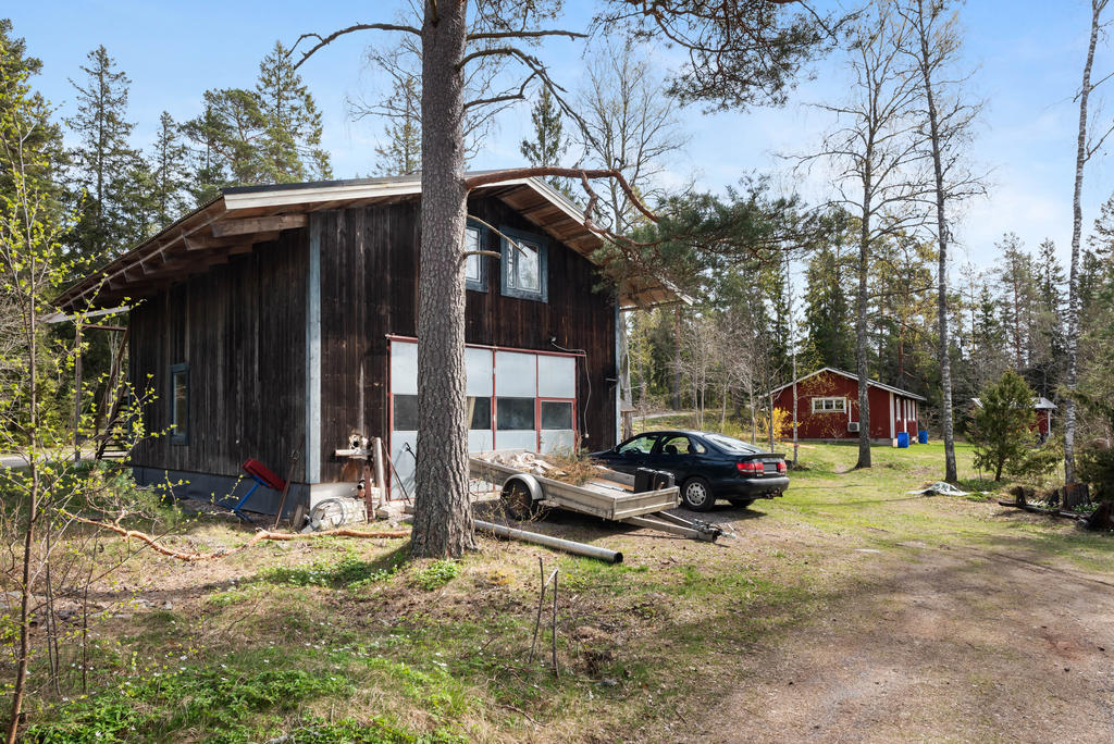 Garagehuset med lägenhet på övre plan
