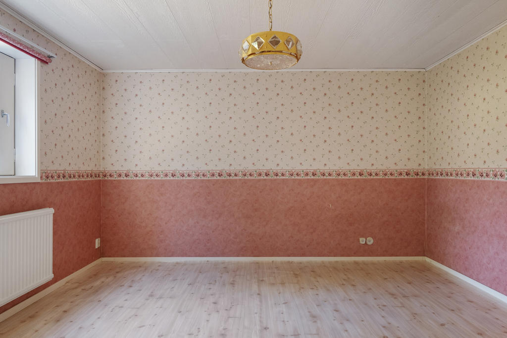 Sovrummet i nedre plan