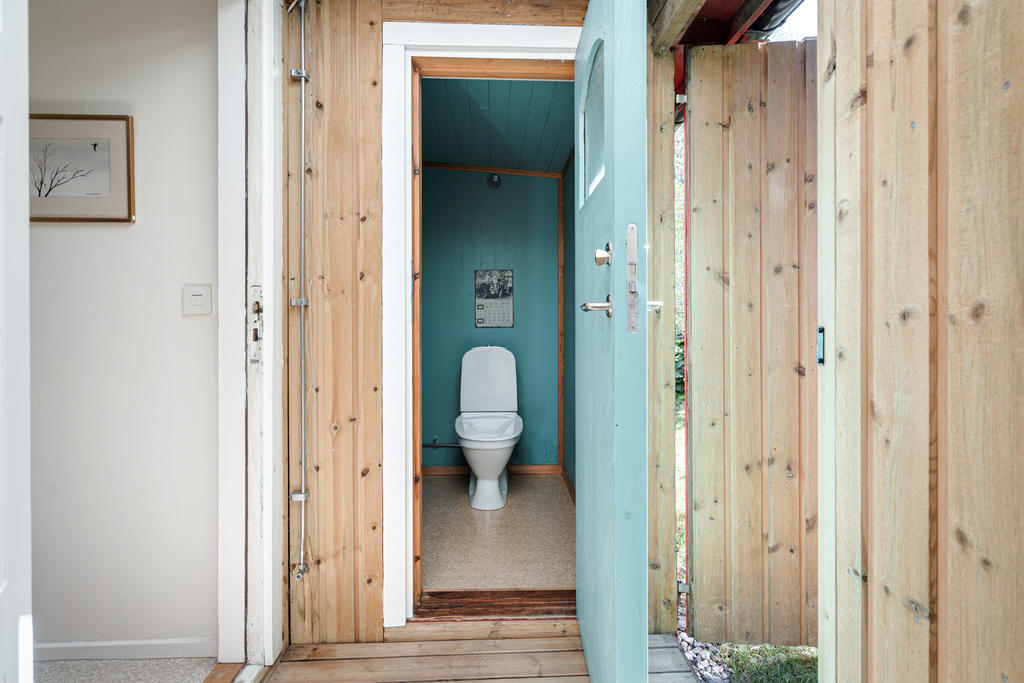Wc med vattentoalett