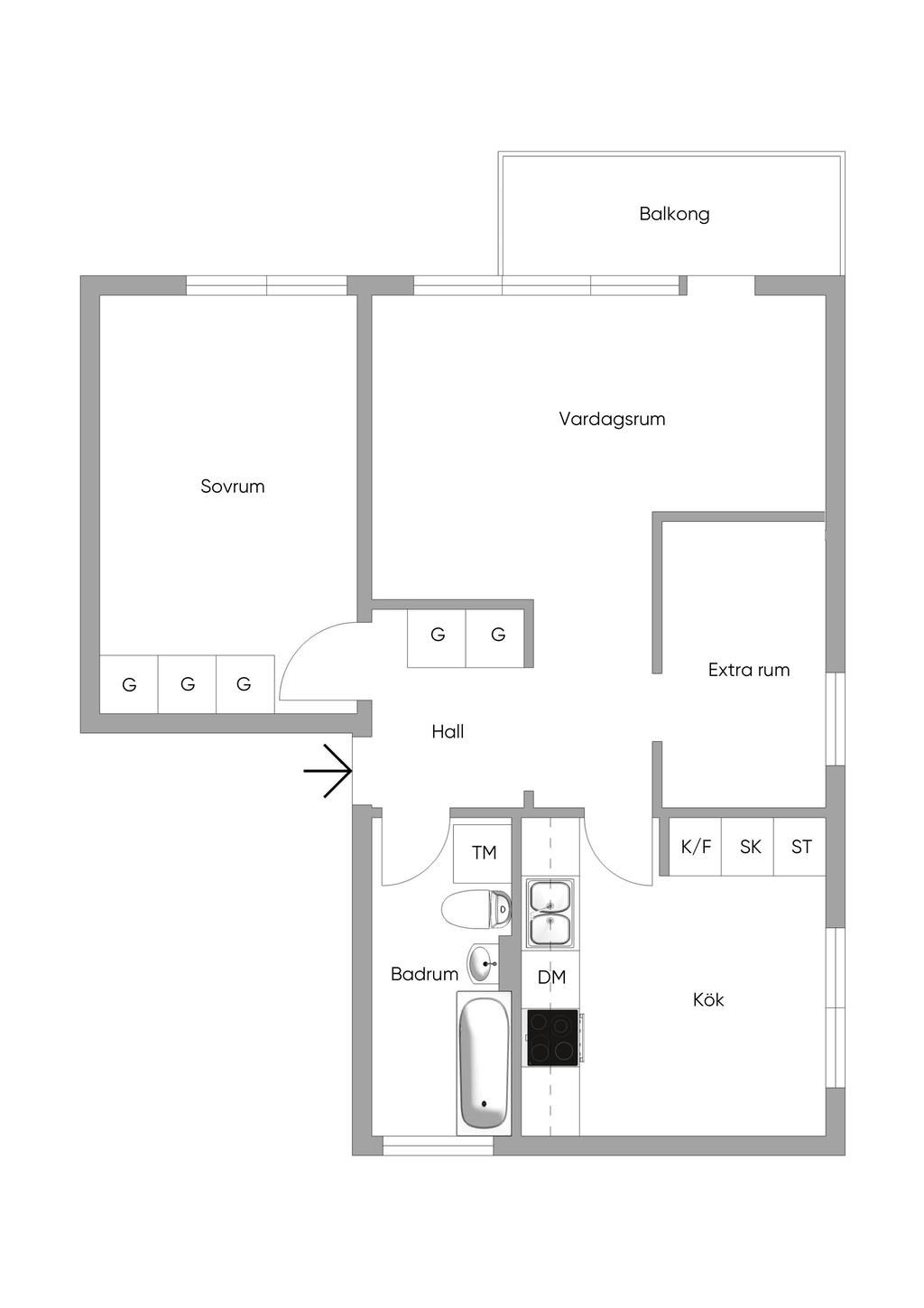 Alternativ planlösning