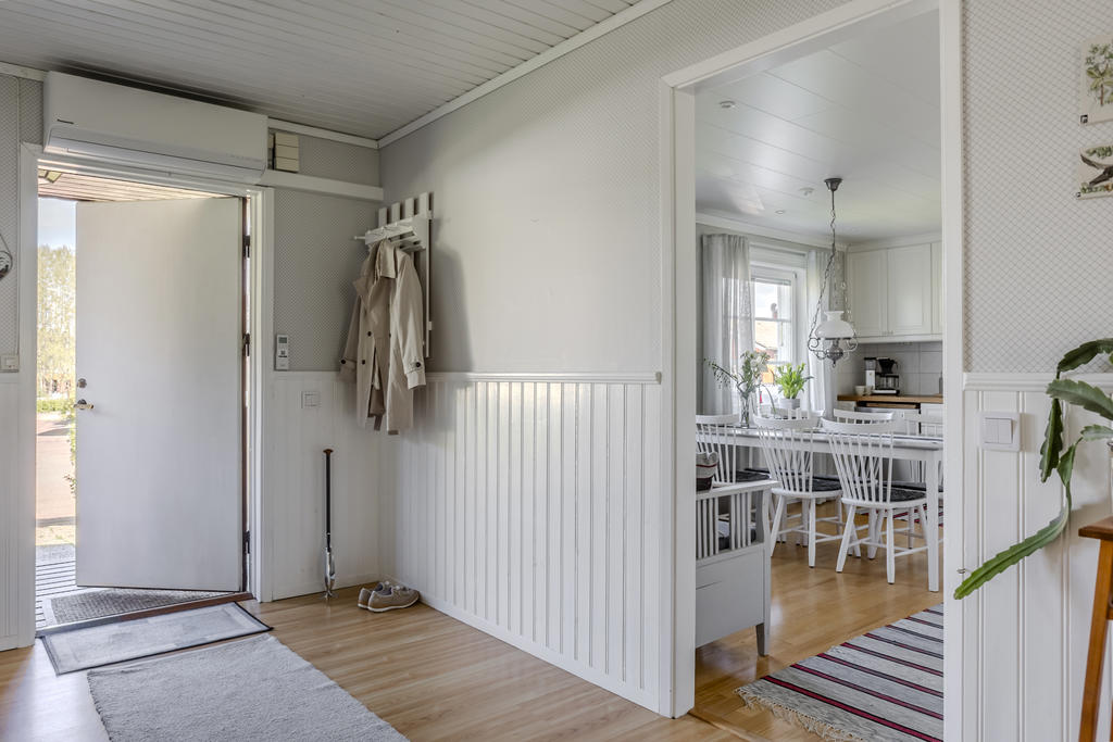 Hall mot kök