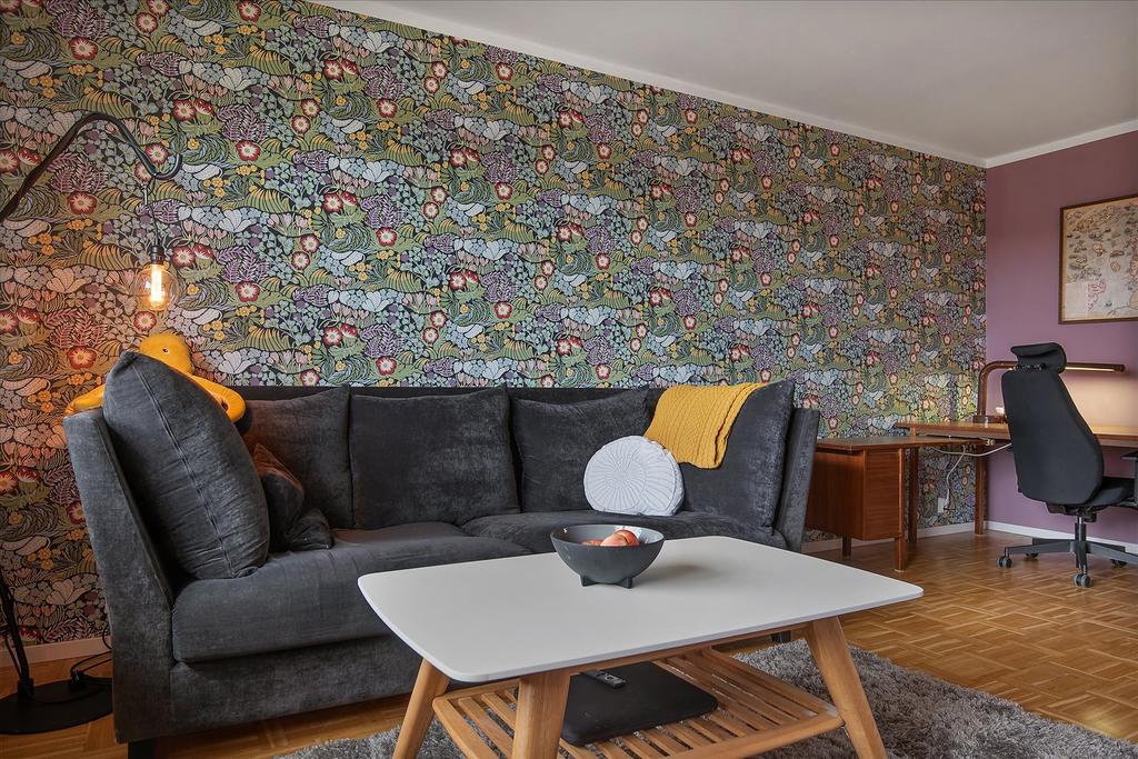 Soffhörna med plats för kontor