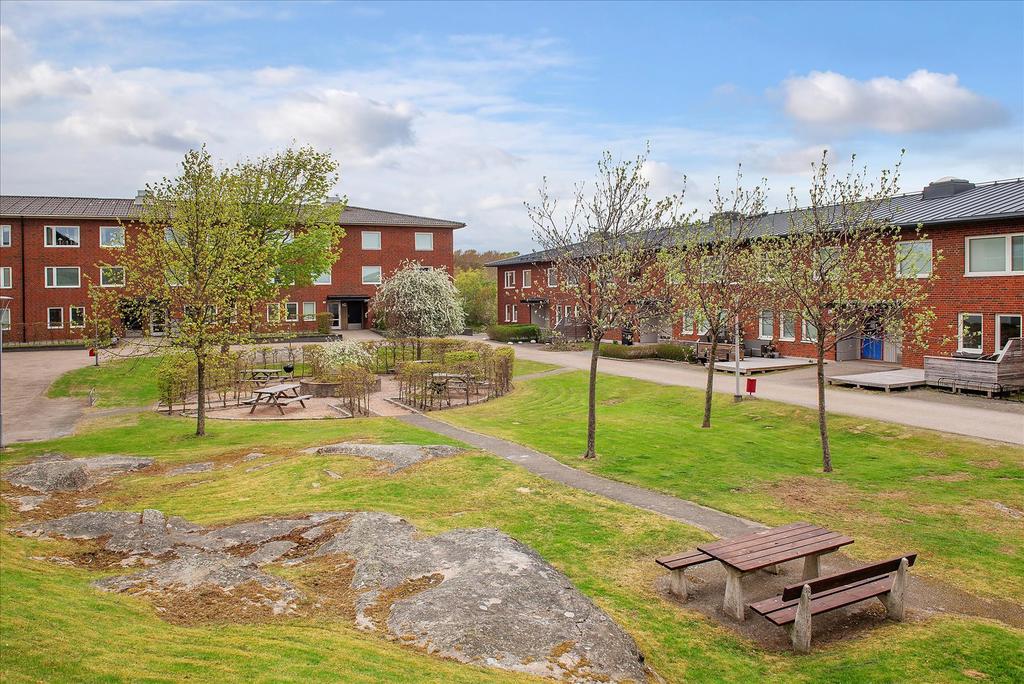 Härlig innergård
